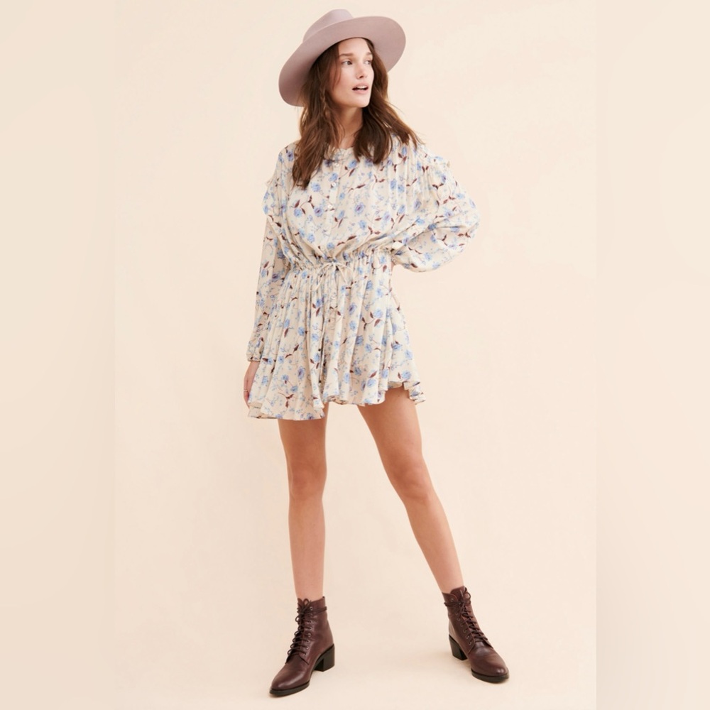 Free People flower fields mini dress